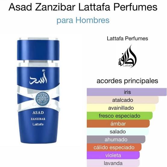Lattafa Asad EDP H 100ml + Asad Zanaibar EDP H 100ml SET 2 Piezas