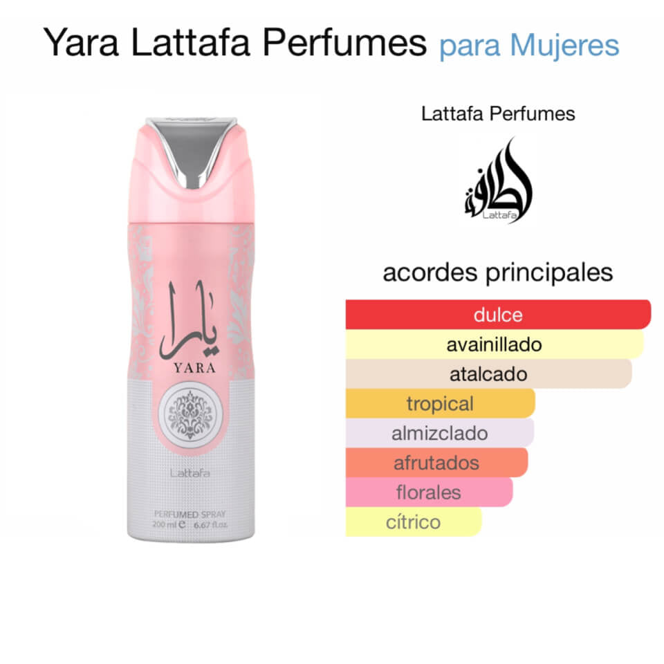 Lattafa Yara Spray Perfumado 200ML