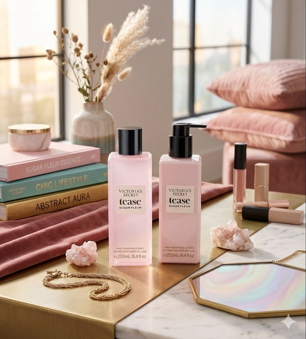 Dúo Mist + Lotion Fine Fragrance Victoria's Secret Tease Sugar Fleur