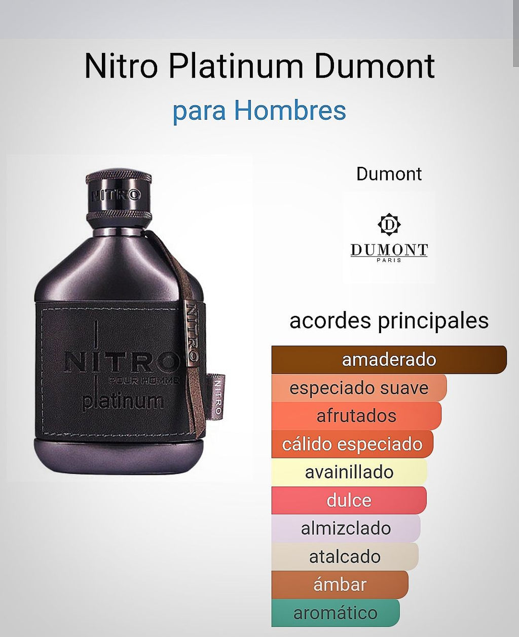 Dumont Nitro Platinum EDP H 100ML